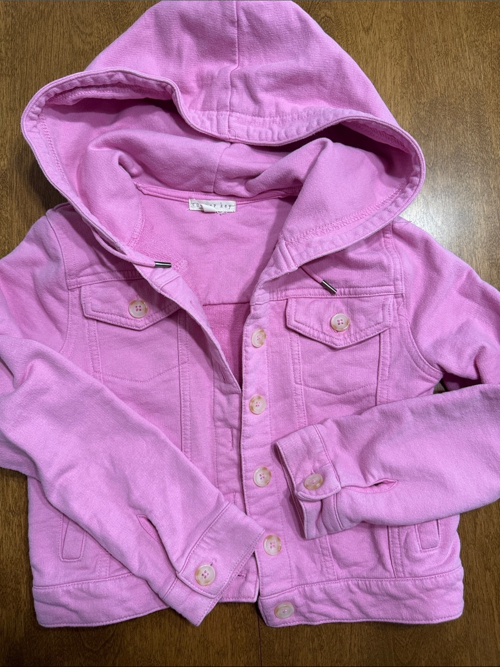 Copper Key Pink Hooded Jacket for Kids